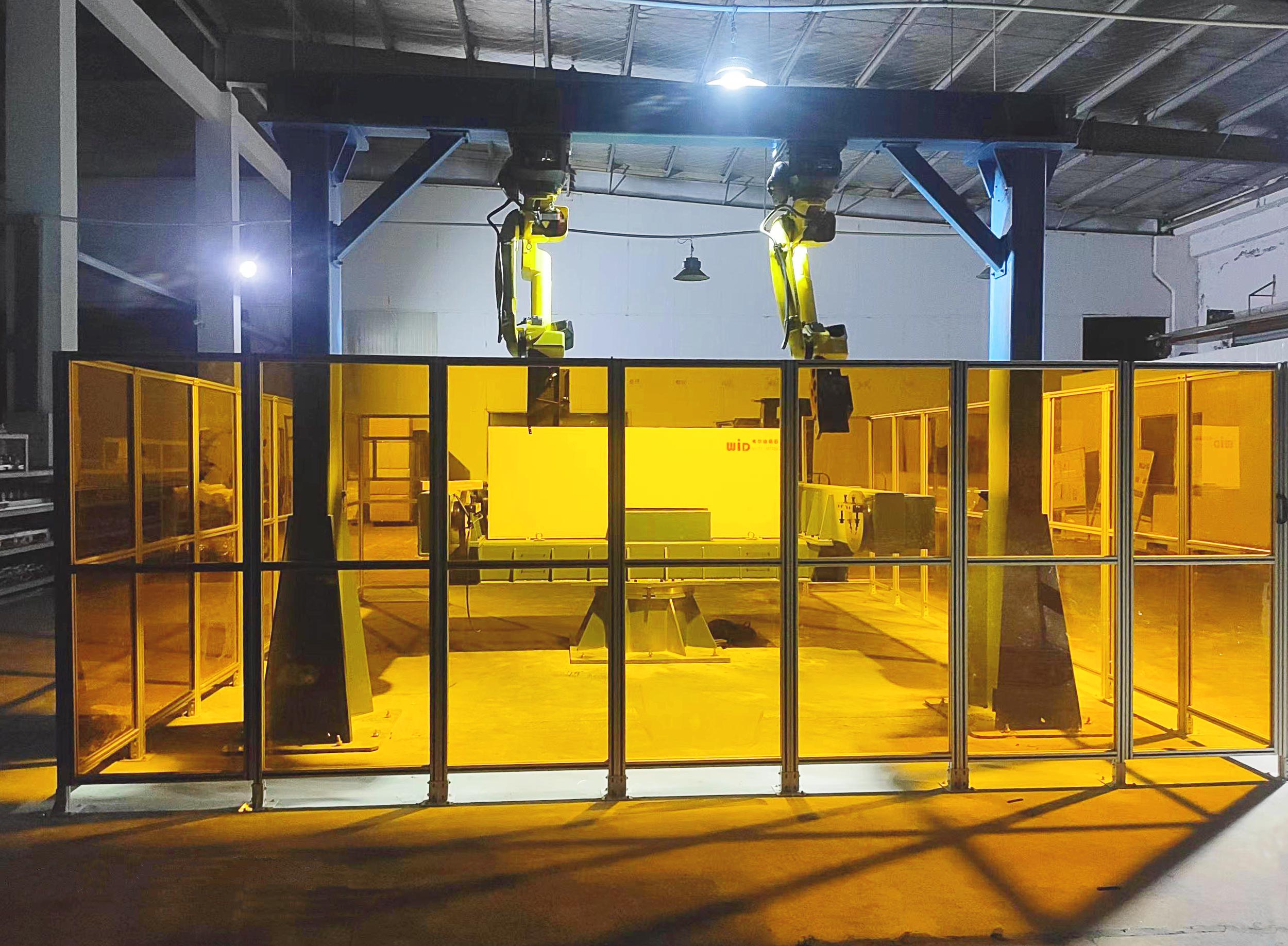 車架總成機器人雙機弧焊工作站案例！